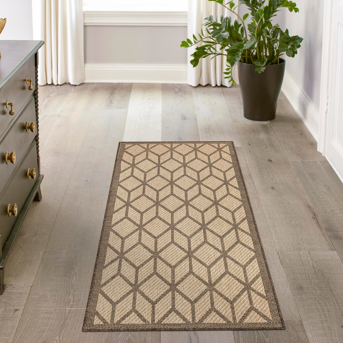 Sahara Sands Collection Area Rug -  Mut Runner Natural  lifestyle 60