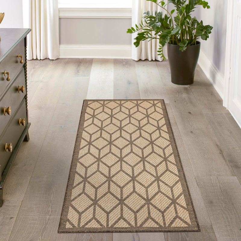 Sahara Sands Collection Area Rug -  Mut Runner Natural  lifestyle 60