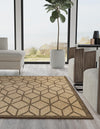 Sahara Sands Collection Area Rug -  Mut Square Natural  lifestyle 25