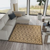 Sahara Sands Collection Area Rug -  Mut Square Natural  lifestyle 58