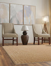 Sahara Sands Collection Area Rug -  Rosetta Square Natural  lifestyle 22