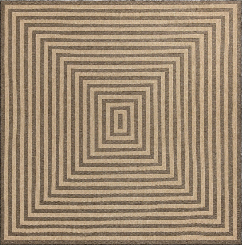 Sahara Sands Collection Area Rug -  Abydos Square Natural and Brown  lifestyle 17