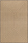 Sahara Sands Collection Area Rug -  Abydos Rectangle Natural and Brown  lifestyle 2