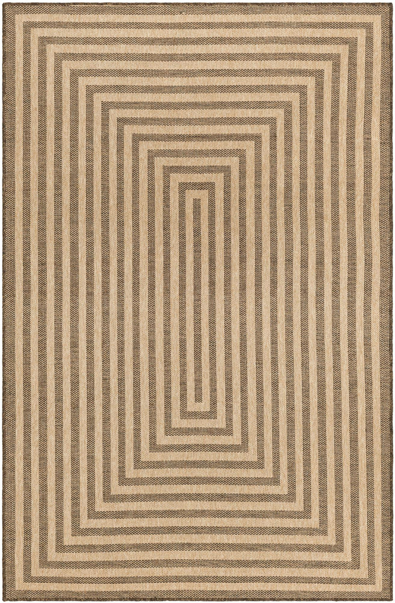 Sahara Sands Collection Area Rug -  Abydos Rectangle Natural and Brown  lifestyle 2