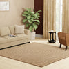 Sahara Sands Collection Area Rug -  Abydos Square Natural and Brown  lifestyle 44
