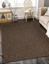 Sahara Sands Collection Area Rug -  Rosetta Rectangle Brown  lifestyle 3