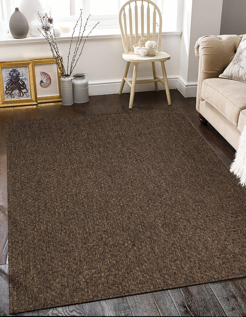 Sahara Sands Collection Area Rug -  Rosetta Rectangle Brown  lifestyle 3