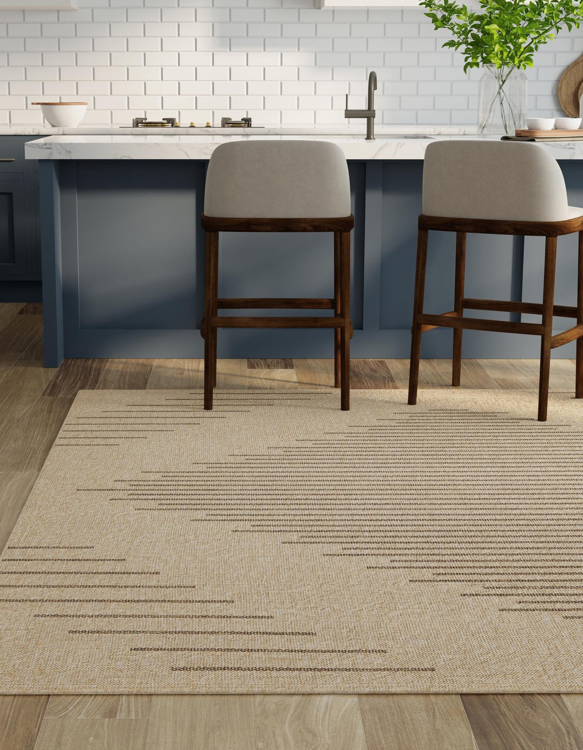 Sahara Sands Collection Area Rug -  Merimde Square Natural  lifestyle 43