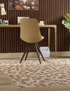 Sahara Sands Collection Area Rug -  Buto Square Natural  lifestyle 41