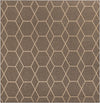 Sahara Sands Collection Area Rug -  Faiyum Square Brown  lifestyle 32