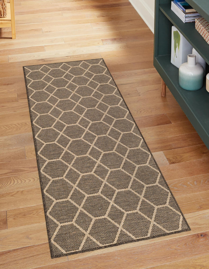 Sahara Sands Collection Area Rug -  Faiyum Runner Brown  lifestyle 36