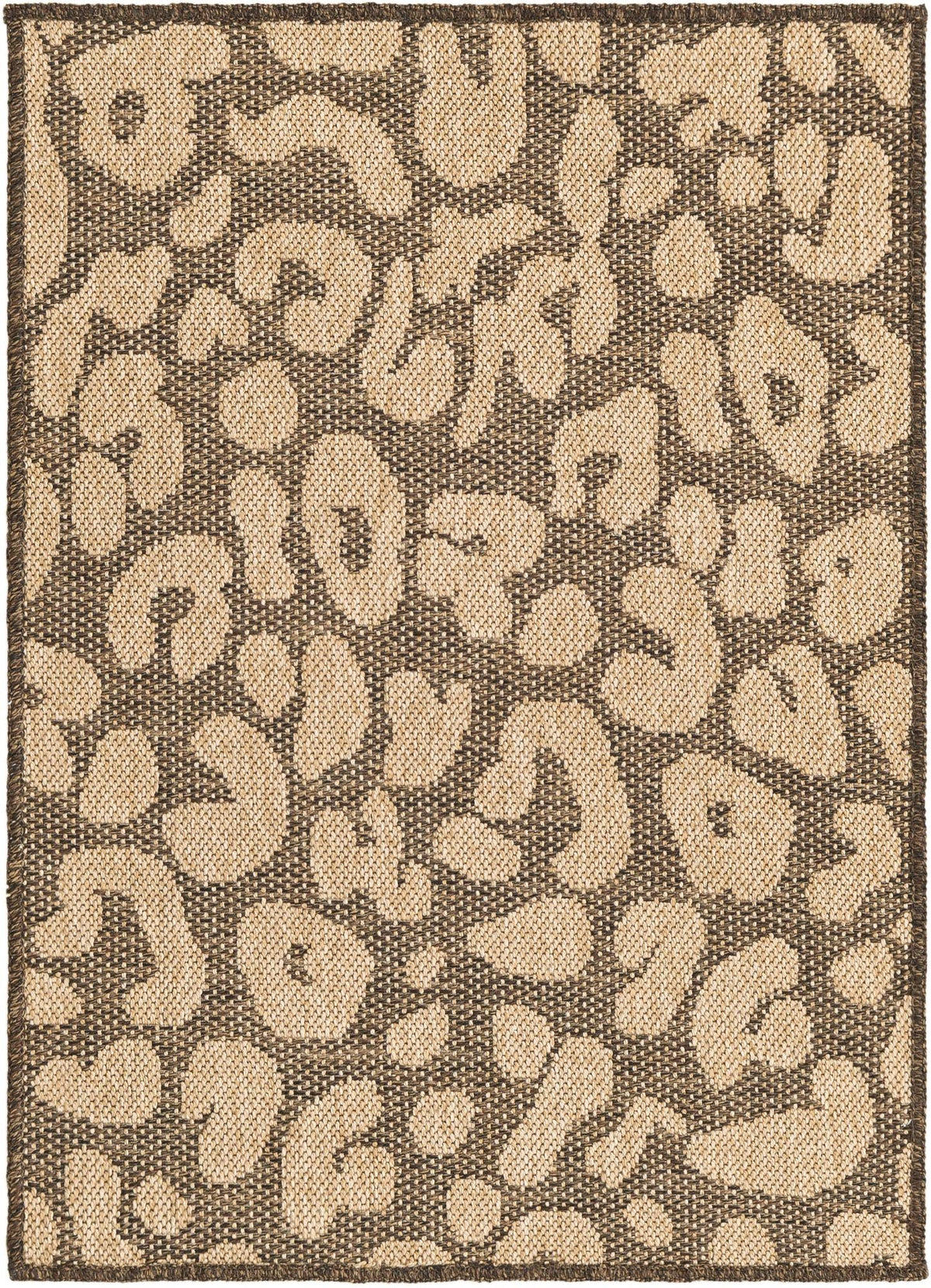Sahara Sands Collection Area Rug -  Buto Rectangle Brown Main