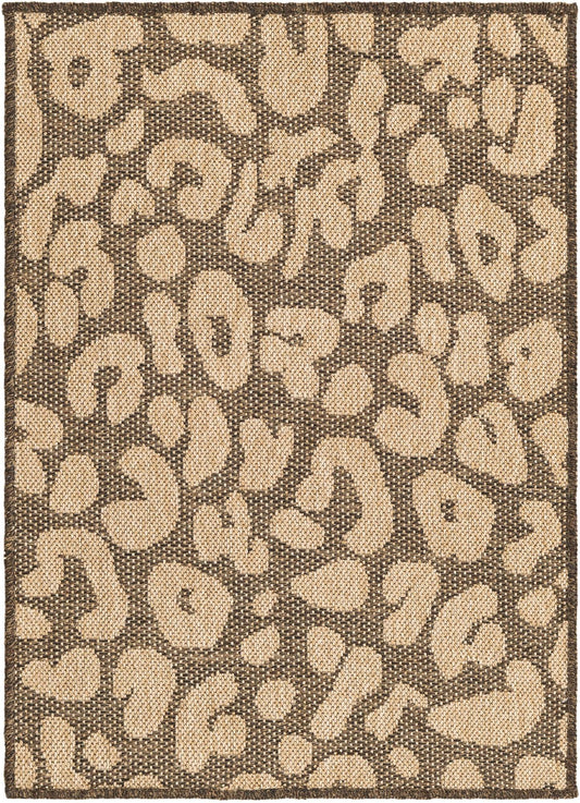Sahara Sands Collection Area Rug -  Buto Rectangle Brown Main