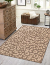 Sahara Sands Collection Area Rug -  Buto Rectangle Brown  lifestyle 3