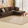 Sahara Sands Collection Area Rug -  Buto Square Brown  lifestyle 73