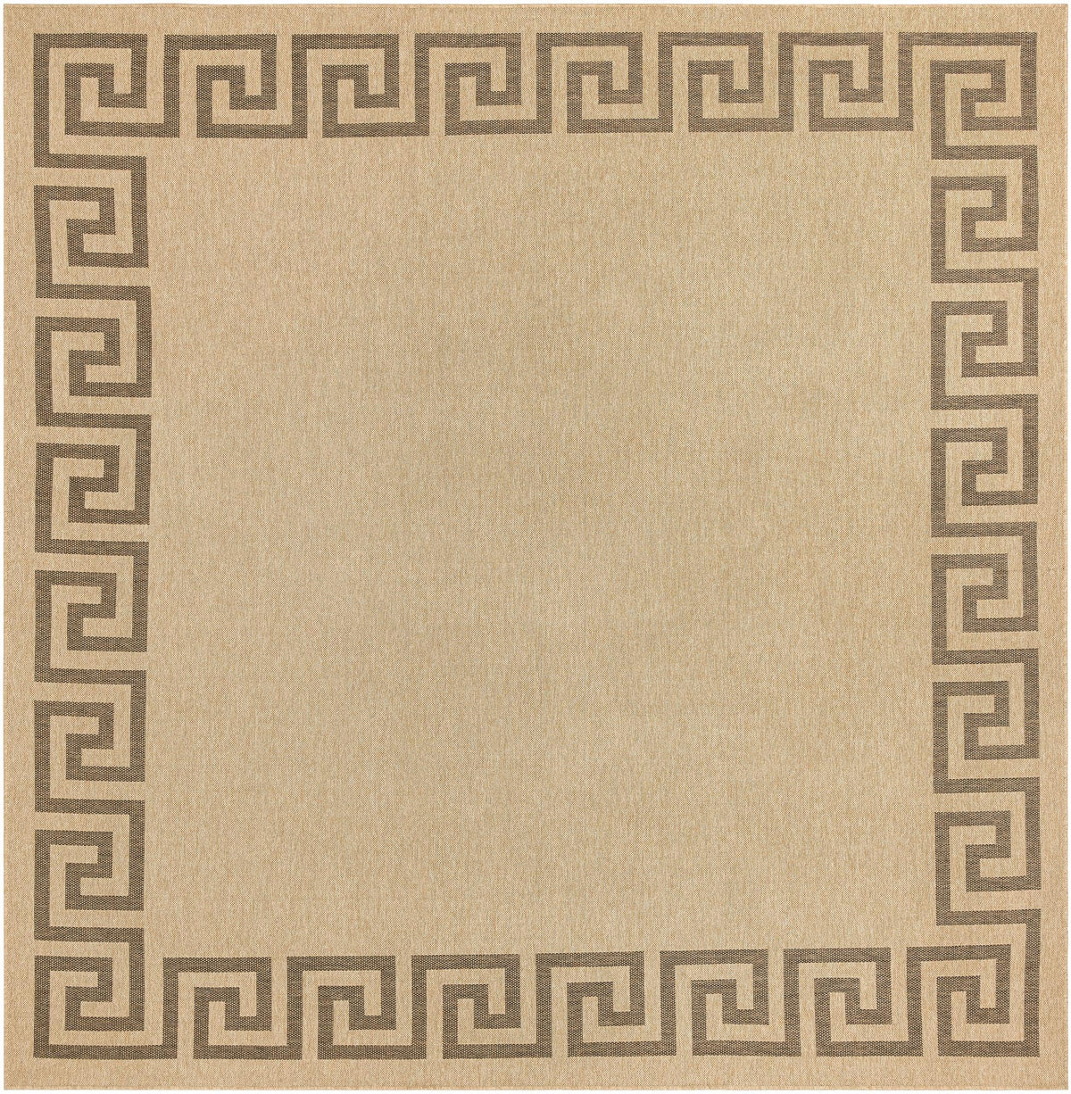Sahara Sands Collection Area Rug -  Elephantine Square Natural  lifestyle 61