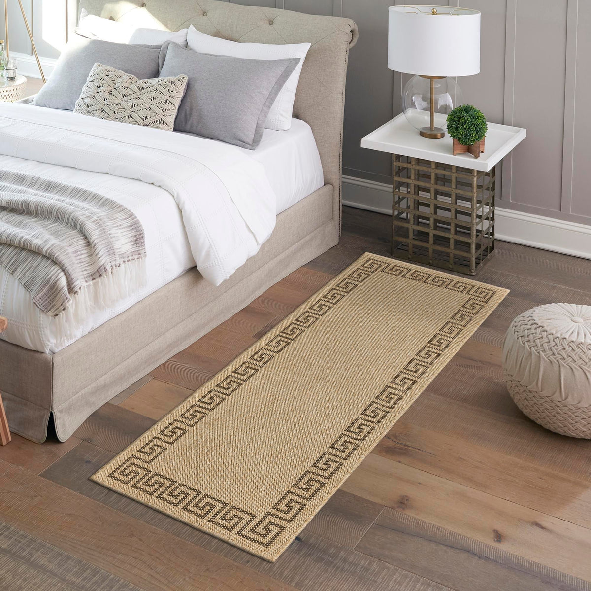 Sahara Sands Collection Area Rug -  Elephantine Runner Natural  lifestyle 73