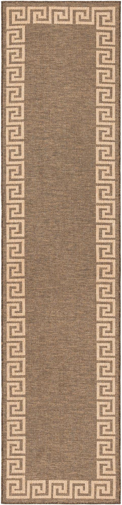Sahara Sands Collection Area Rug -  Elephantine Runner Brown  lifestyle 31