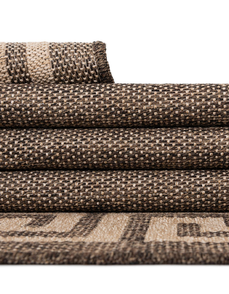 Sahara Sands Collection Area Rug -  Elephantine Rectangle Brown  lifestyle 25