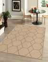 Sahara Sands Collection Area Rug -  Faiyum Rectangle Natural  lifestyle 3