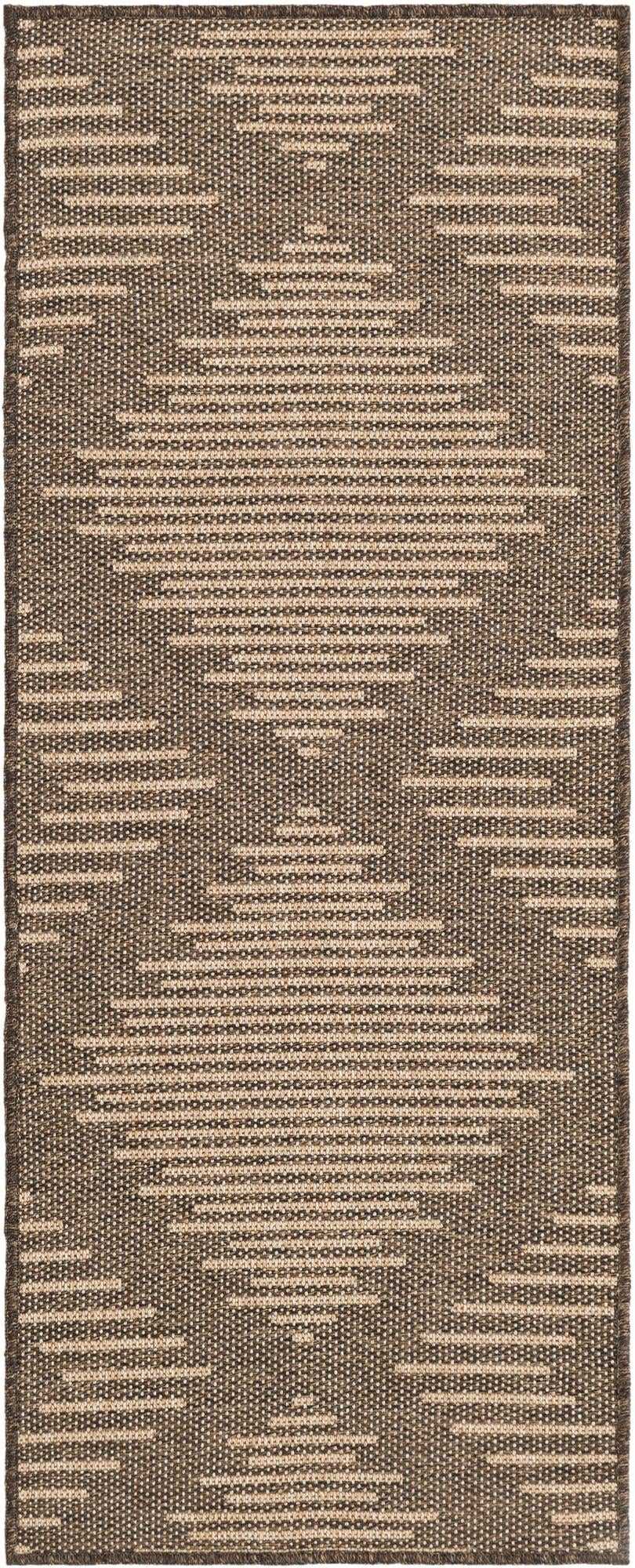 Sahara Sands Collection Area Rug -  Merimde Runner Brown  lifestyle 33