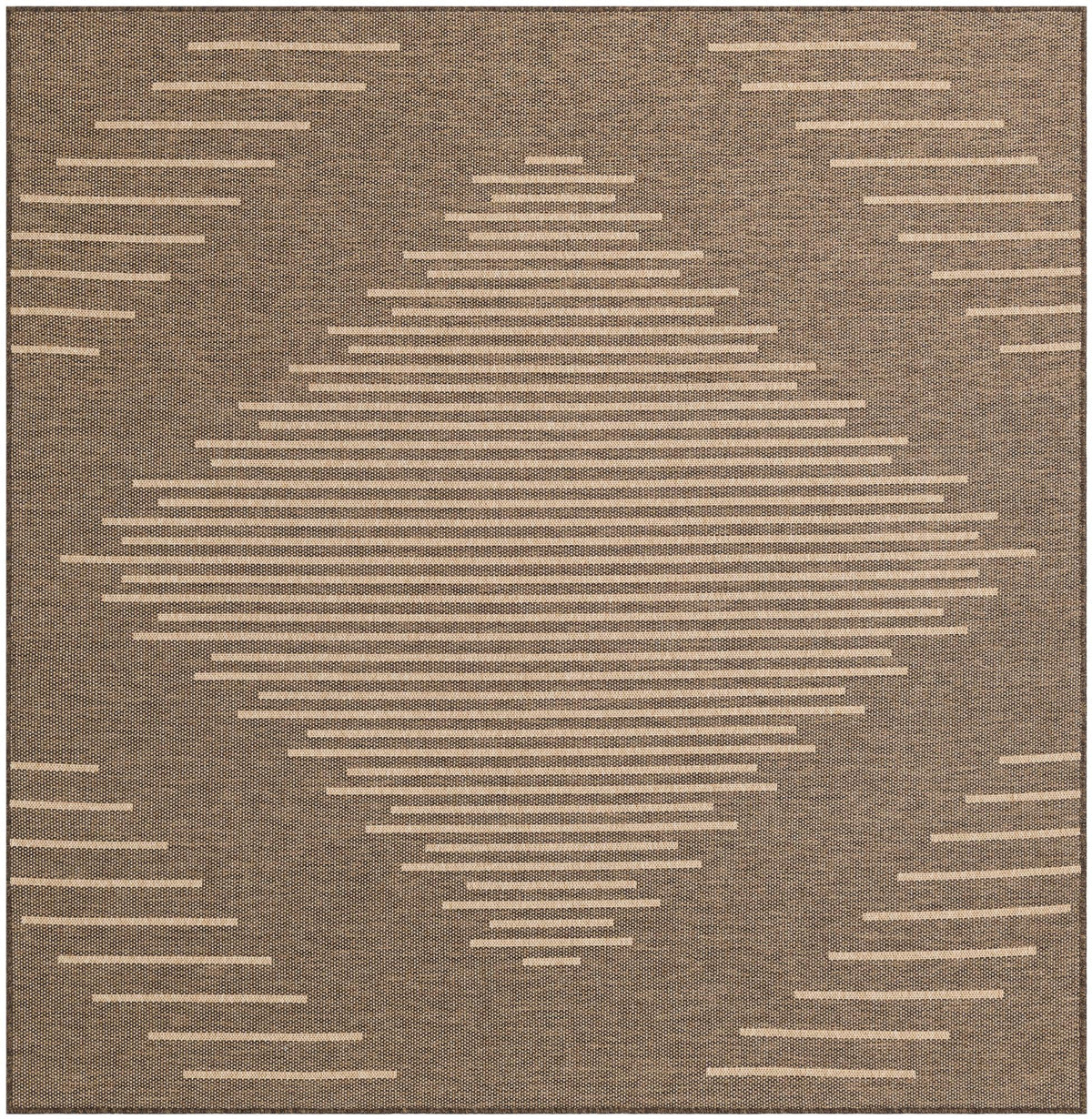 Sahara Sands Collection Area Rug -  Merimde Square Brown  lifestyle 34