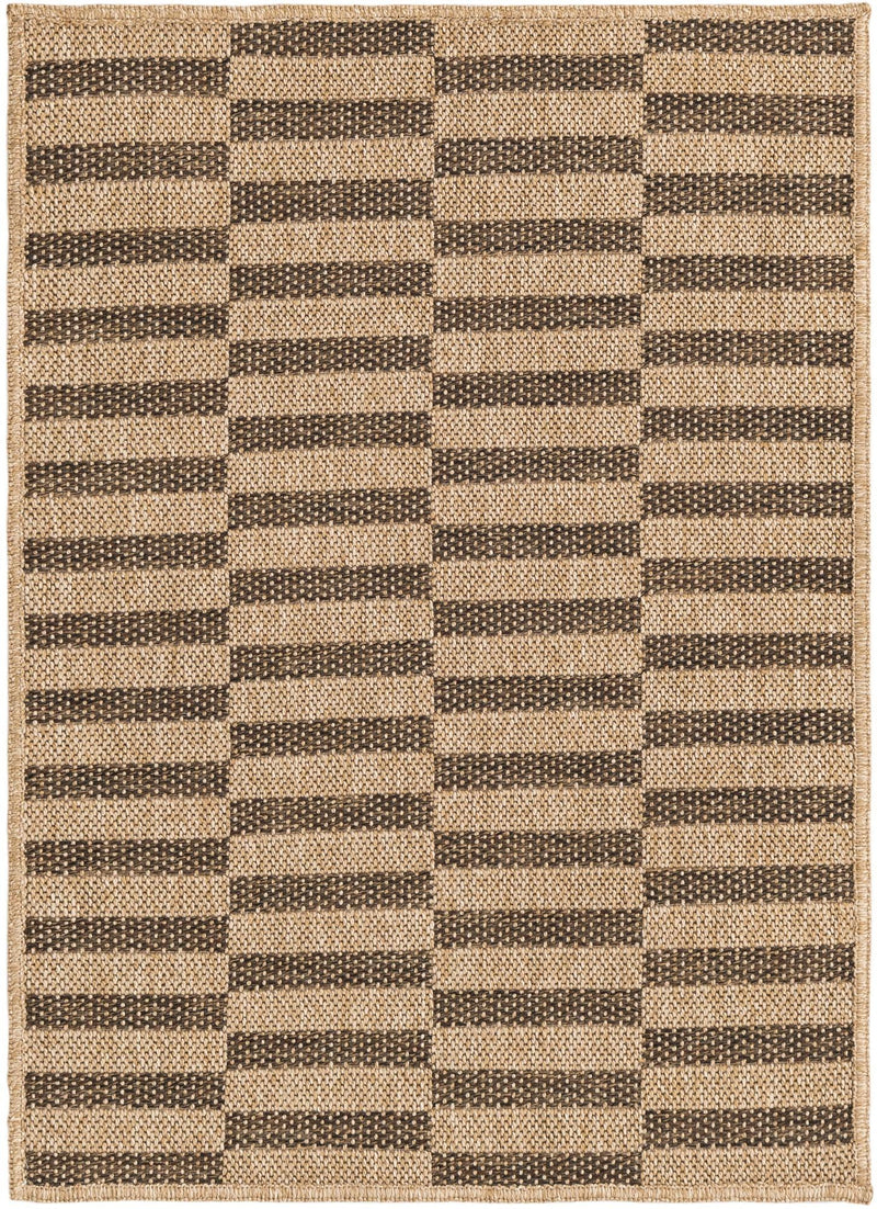 Sahara Sands Collection Area Rug -  Akhetaten Rectangle Natural and Brown Main