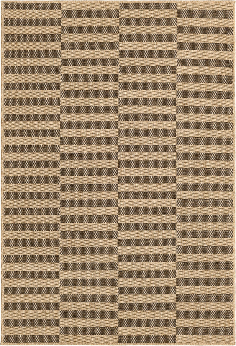 Sahara Sands Collection Area Rug -  Akhetaten Rectangle Natural and Brown  lifestyle 3
