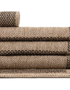 Sahara Sands Collection Area Rug -  Akhetaten Rectangle Natural and Brown  lifestyle 13