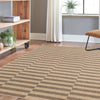 Sahara Sands Collection Area Rug -  Akhetaten Rectangle Natural and Brown  lifestyle 15