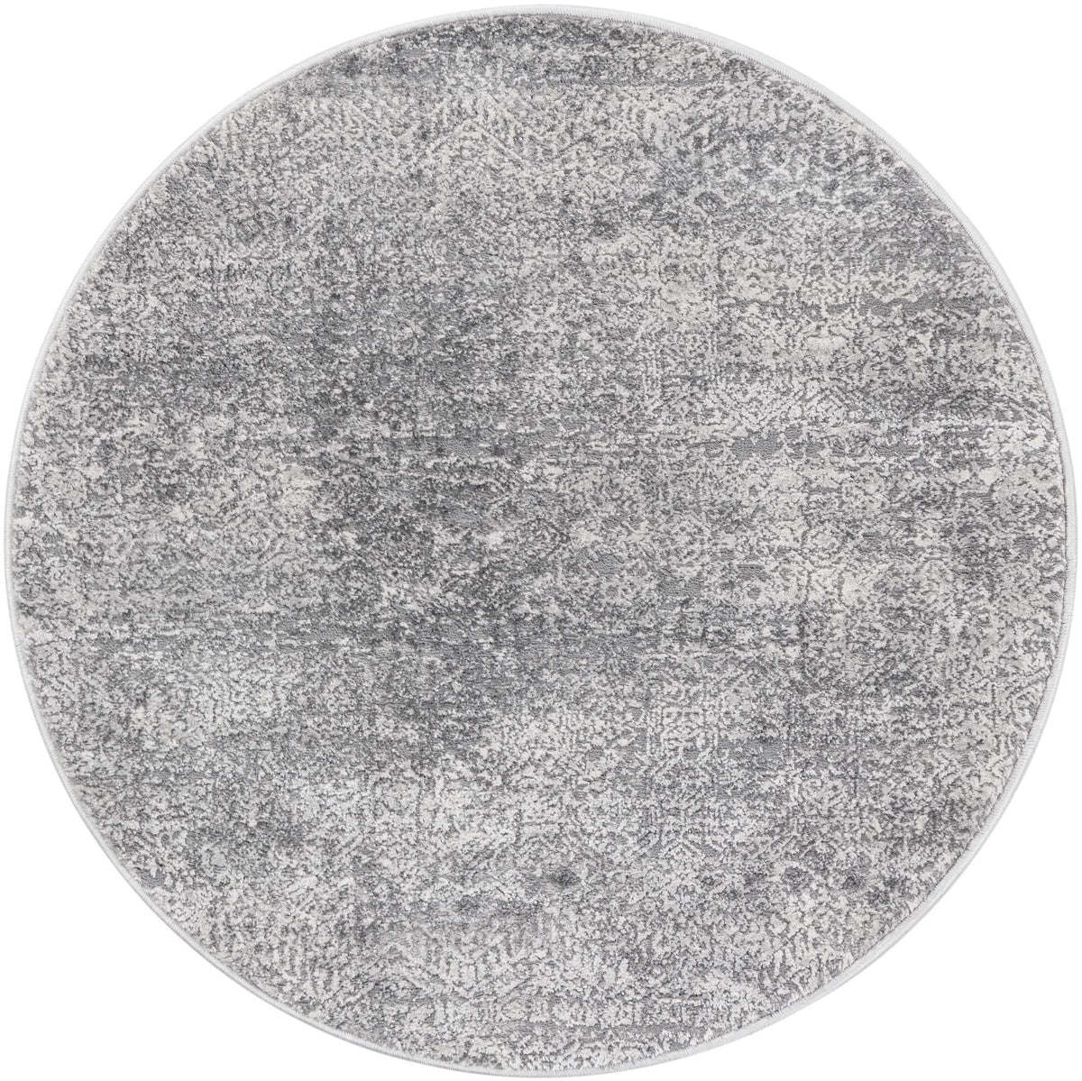 Bloomsbury Elegance Collection Area Rug -  Pimlico Round Gray  lifestyle 36
