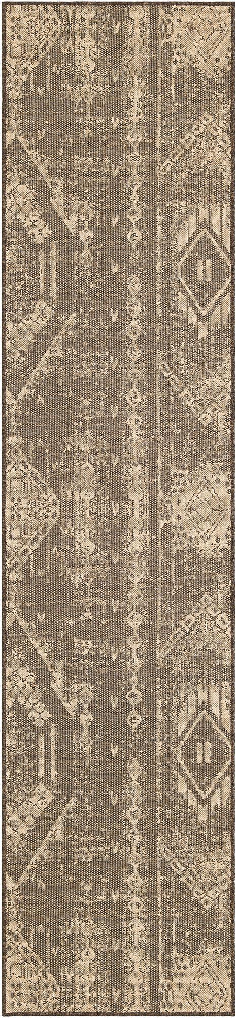 Sahara Sands Collection Area Rug -  Berenice Runner Natural and Brown  lifestyle 16