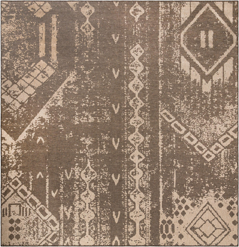 Sahara Sands Collection Area Rug -  Berenice Square Natural and Brown  lifestyle 17