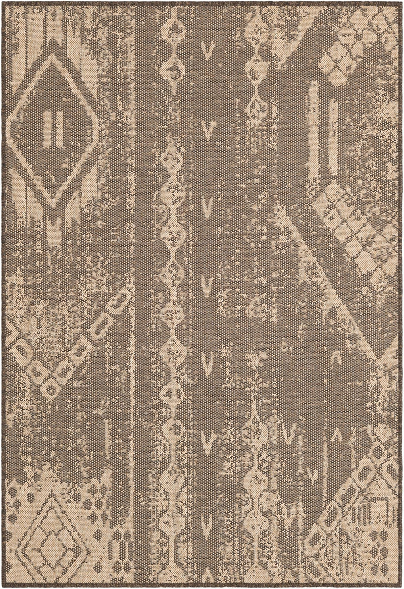 Sahara Sands Collection Area Rug -  Berenice Rectangle Natural and Brown  lifestyle 2