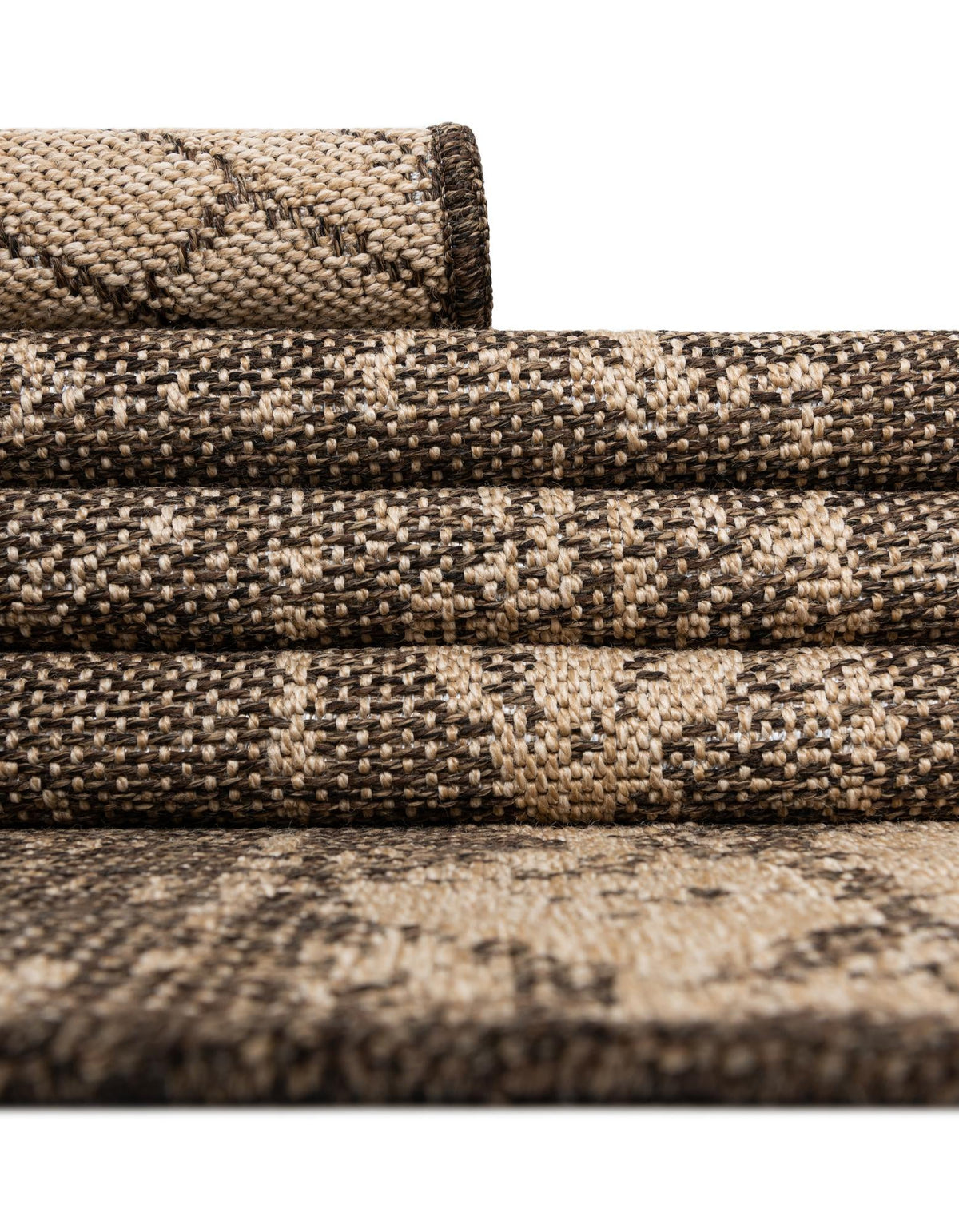 Sahara Sands Collection Area Rug -  Berenice Rectangle Natural and Brown  lifestyle 13