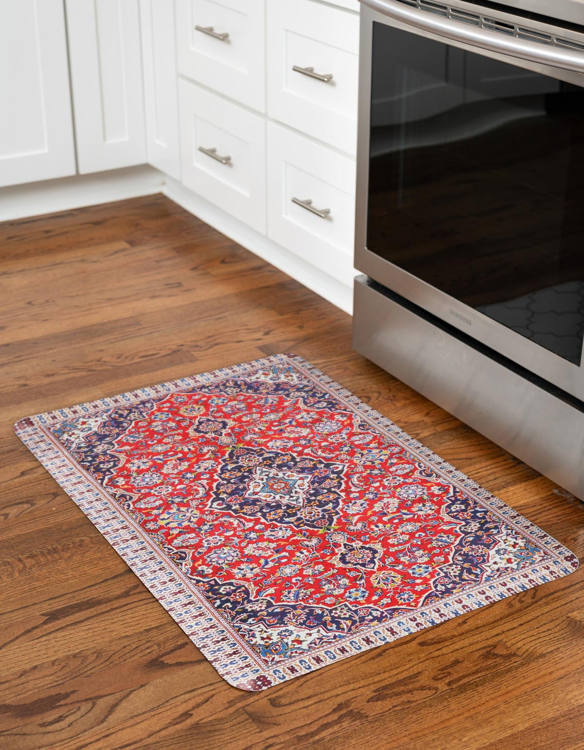 Cozy Haven Mat Collection Area Rug - Retreat Rectangle Red  lifestyle 3