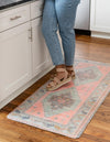Cozy Haven Mat Collection Area Rug -  Nook Rectangle Rose Pink  lifestyle 2