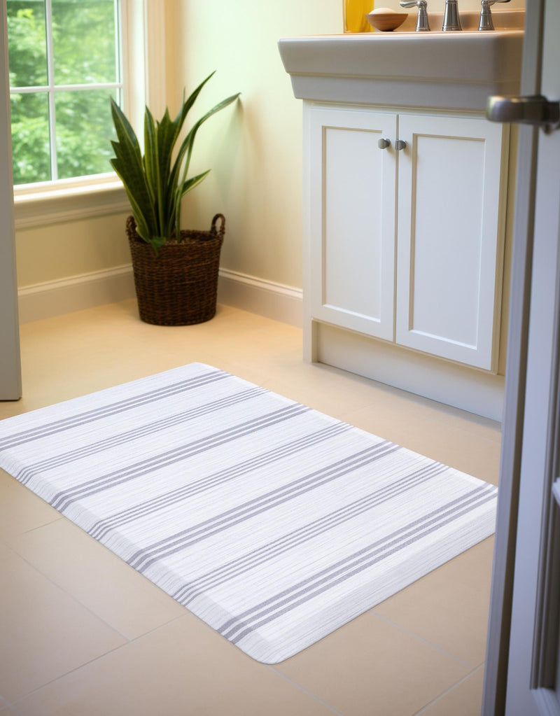 Cozy Haven Mat Collection Area Rug -  Leisure Rectangle White  lifestyle 4