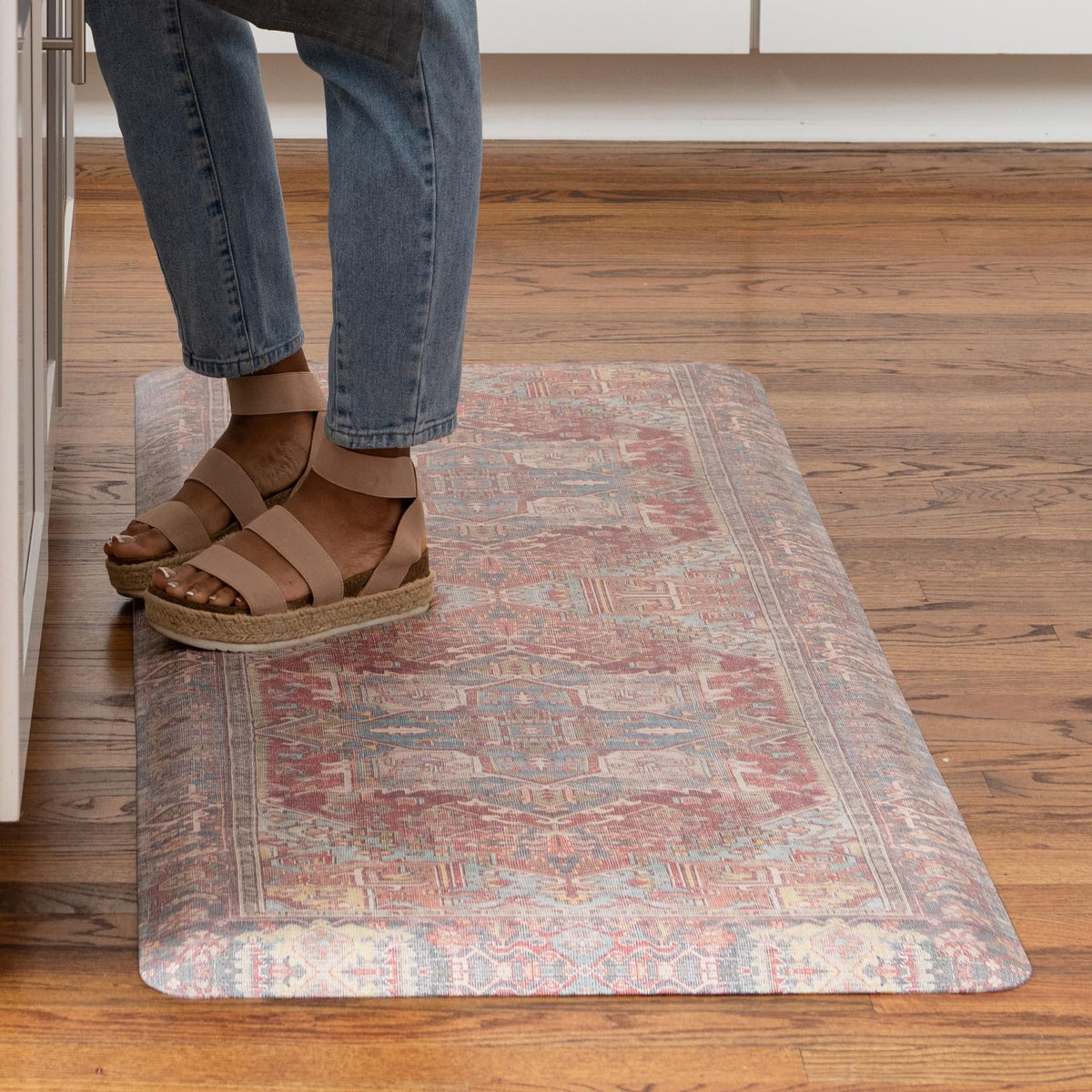 Cozy Mat Collection Area Rug -  Utopia Rectangle Antique Red  lifestyle 44