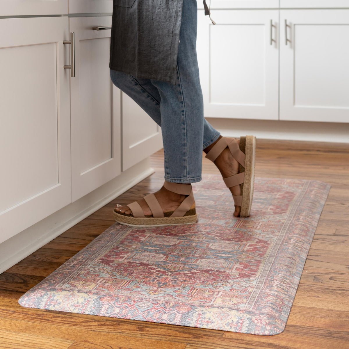 Cozy Mat Collection Area Rug -  Utopia Rectangle Antique Red  lifestyle 47