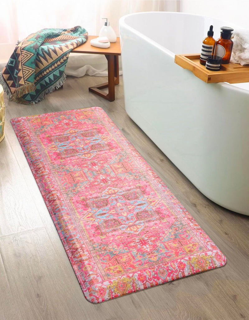 Cozy Haven Mat Collection Area Rug -  Utopia Rectangle Pink  lifestyle 10