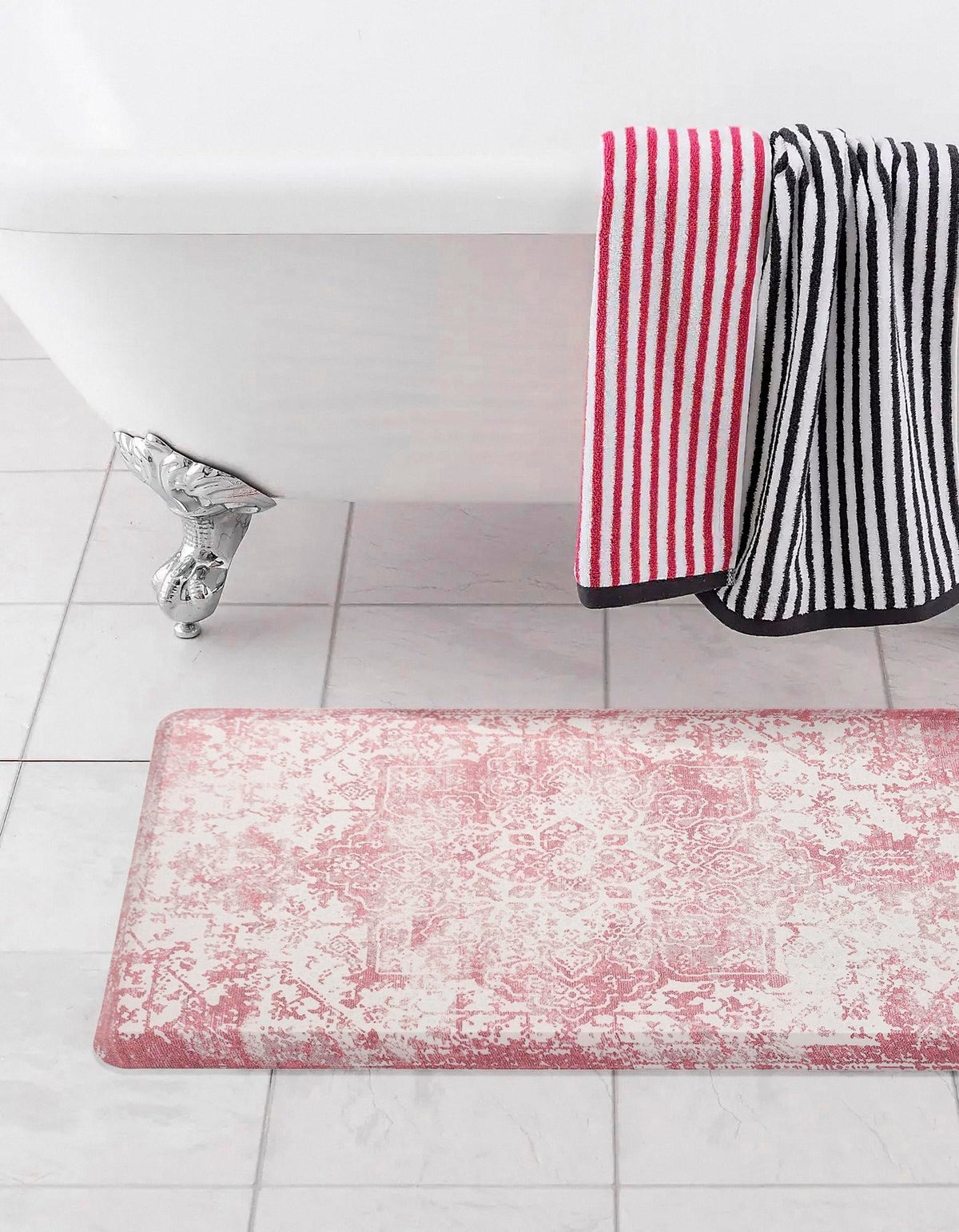 Cozy Mat Collection Area Rug -  Zion Rectangle Rose Pink  lifestyle 13