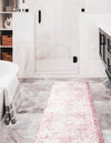 Cozy Haven Mat Collection Area Rug -  Zion Rectangle Rose Pink  lifestyle 7
