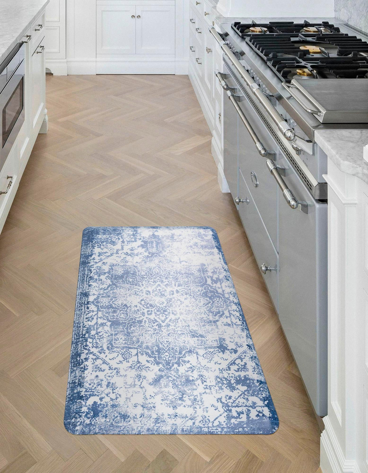 Cozy Mat Collection Area Rug -  Zion Rectangle Blue  lifestyle 19