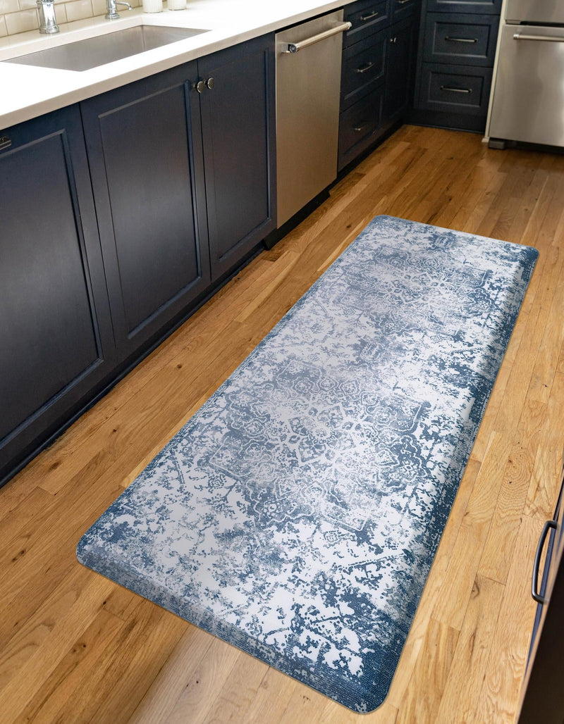 Cozy Mat Collection Area Rug -  Zion Rectangle Blue  lifestyle 8