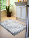 Cozy Haven Mat Collection Area Rug -  Zion Rectangle Gray  lifestyle 5