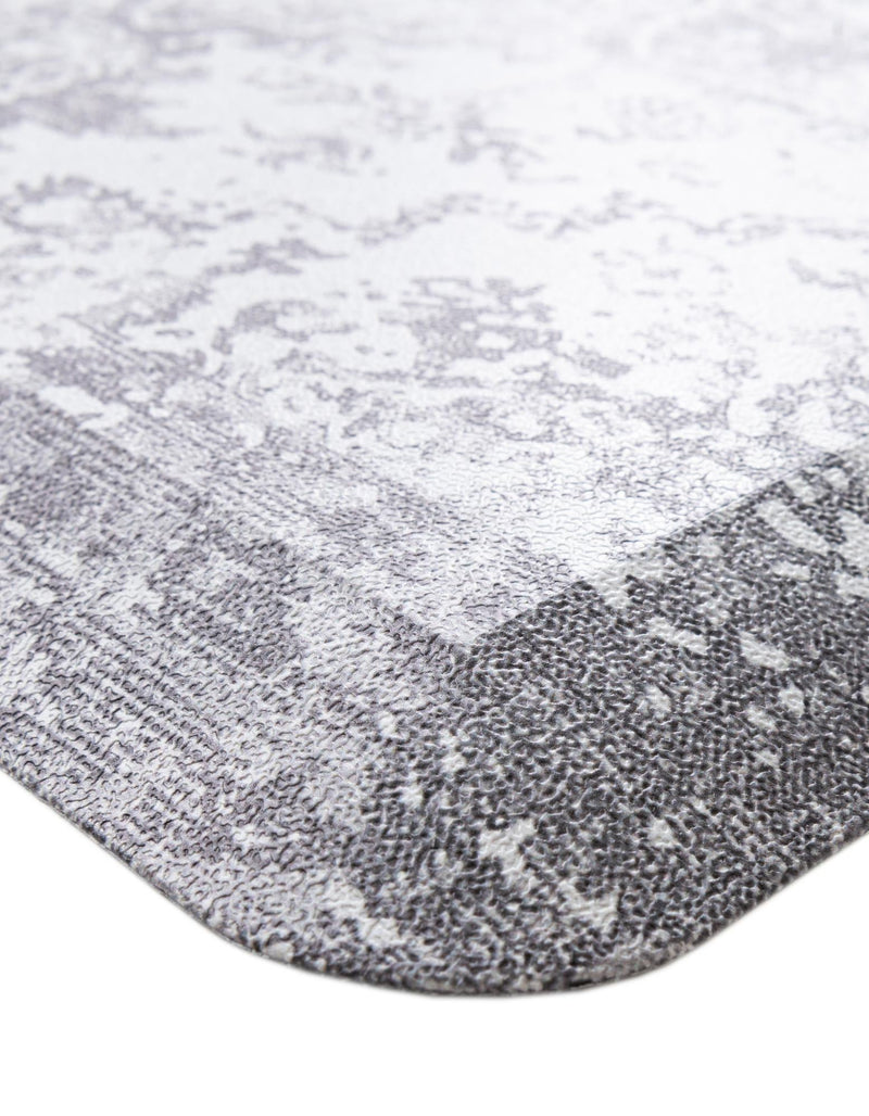 Cozy Haven Mat Collection Area Rug -  Zion Rectangle Gray  lifestyle 13