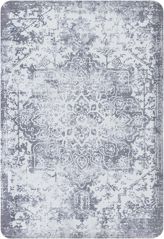 Cozy Haven Mat Collection Area Rug -  Zion Rectangle Gray Main