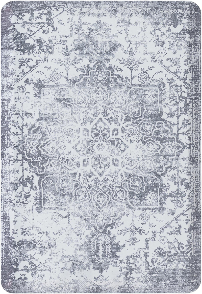 Cozy Haven Mat Collection Area Rug -  Zion Rectangle Gray Main