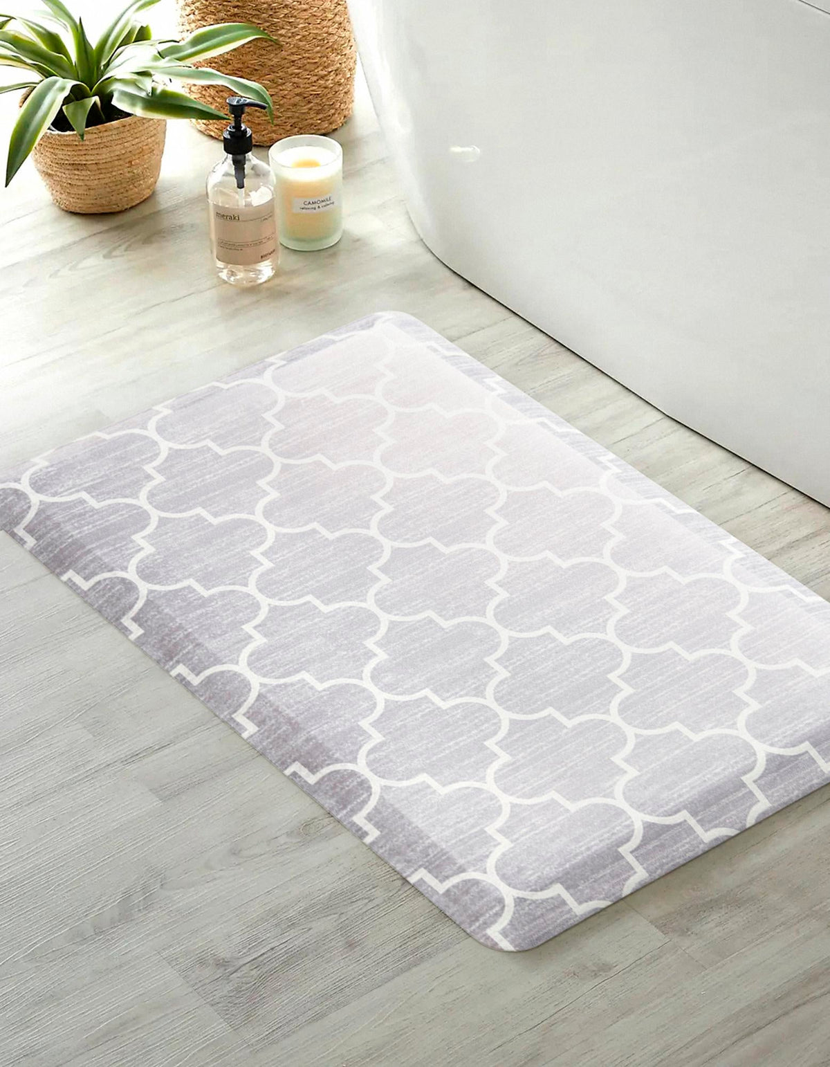 Cozy Mat Collection Area Rug -  Bliss Rectangle Gray  lifestyle 21